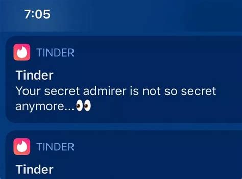 what is secret admirer tinder|tinder secret admirer notification.